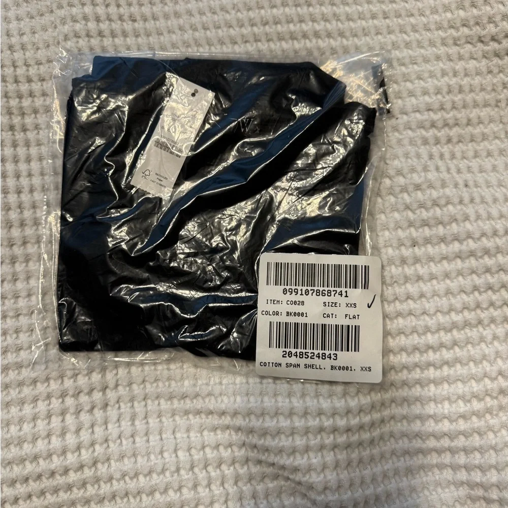 J. Crew Cotton Span Shell Tank Top Blouse NWT XXS Black - Picture 9 of 10